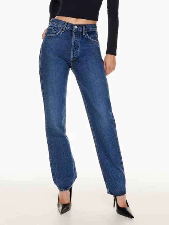 AGOLDE Denim - AGOLDE Lana High Rise Straight Jeans Indigo Size 29